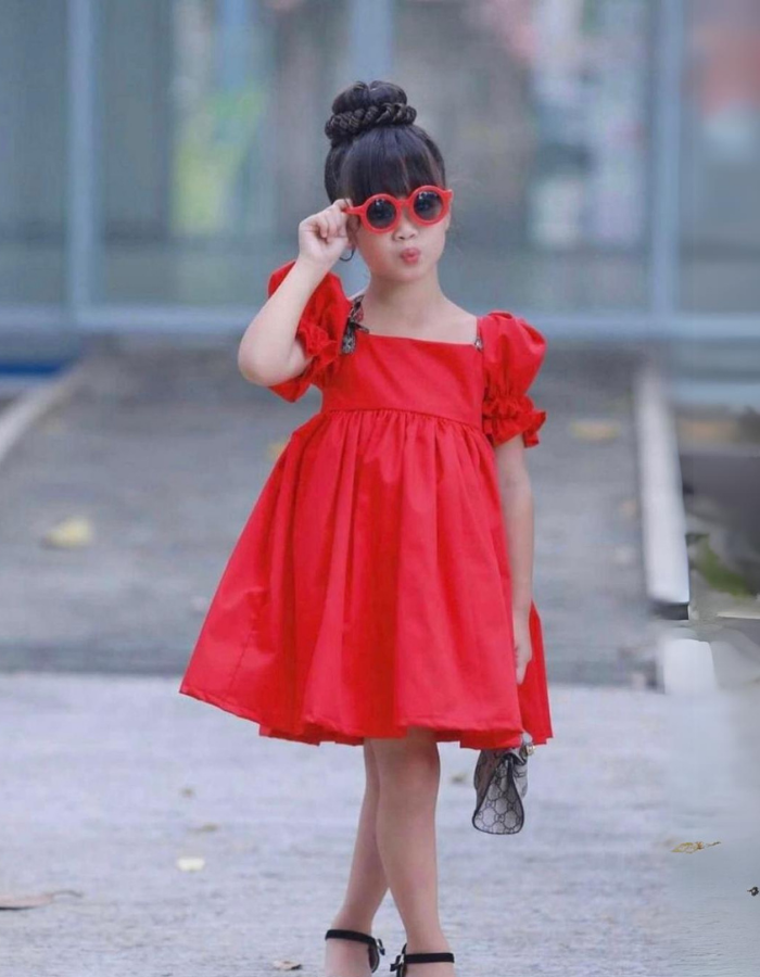 Hyacinth Vintage Kids & Women's Dress