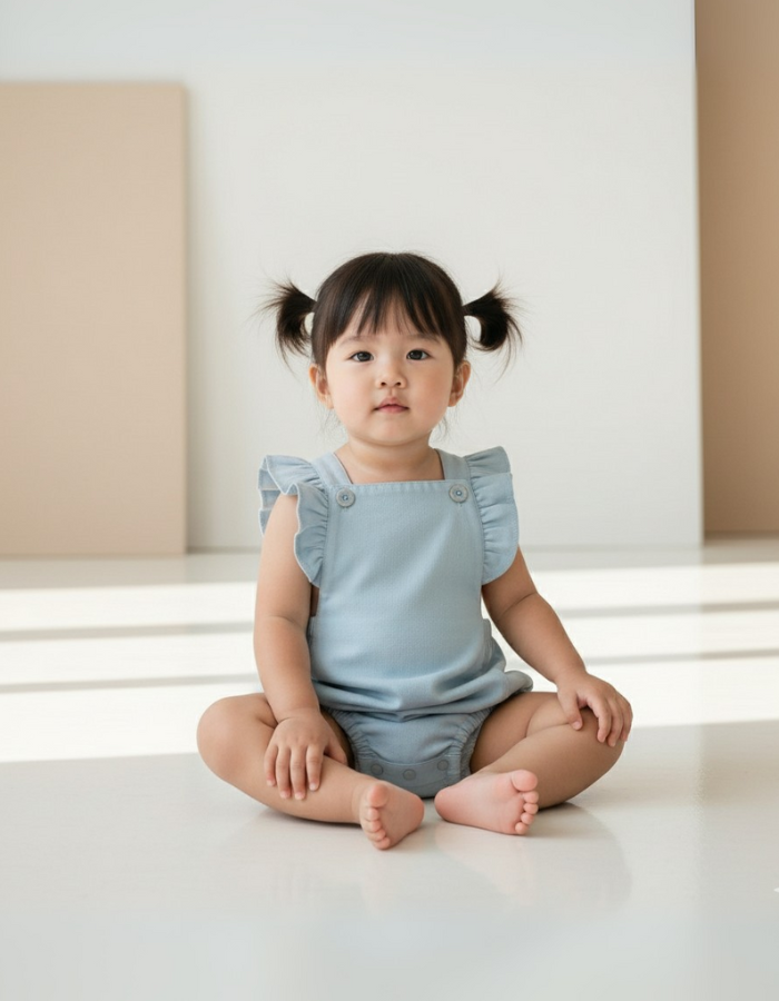 Ilaya Romper for Girls &amp; Boys – Classic Comfort in Cotton