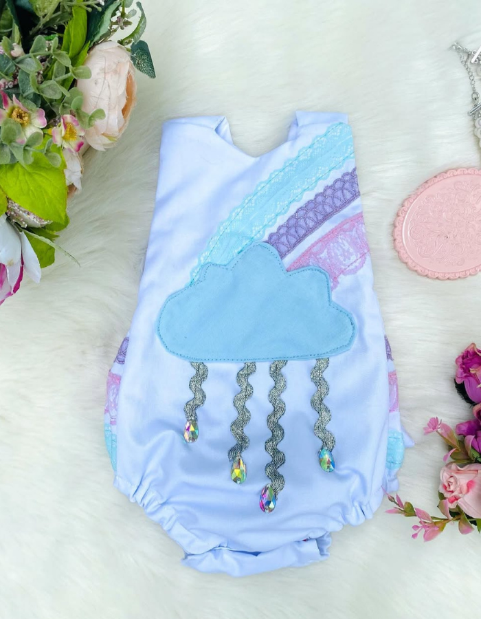 Happy Clouds Baby Toddler Romper