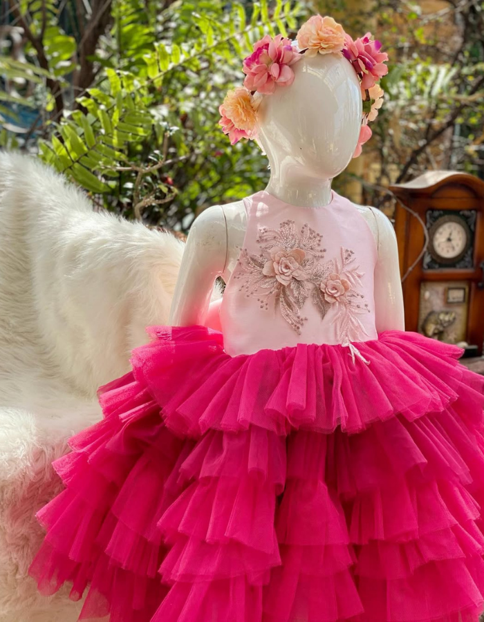Kaela Tulle Kids Gown MysonLight