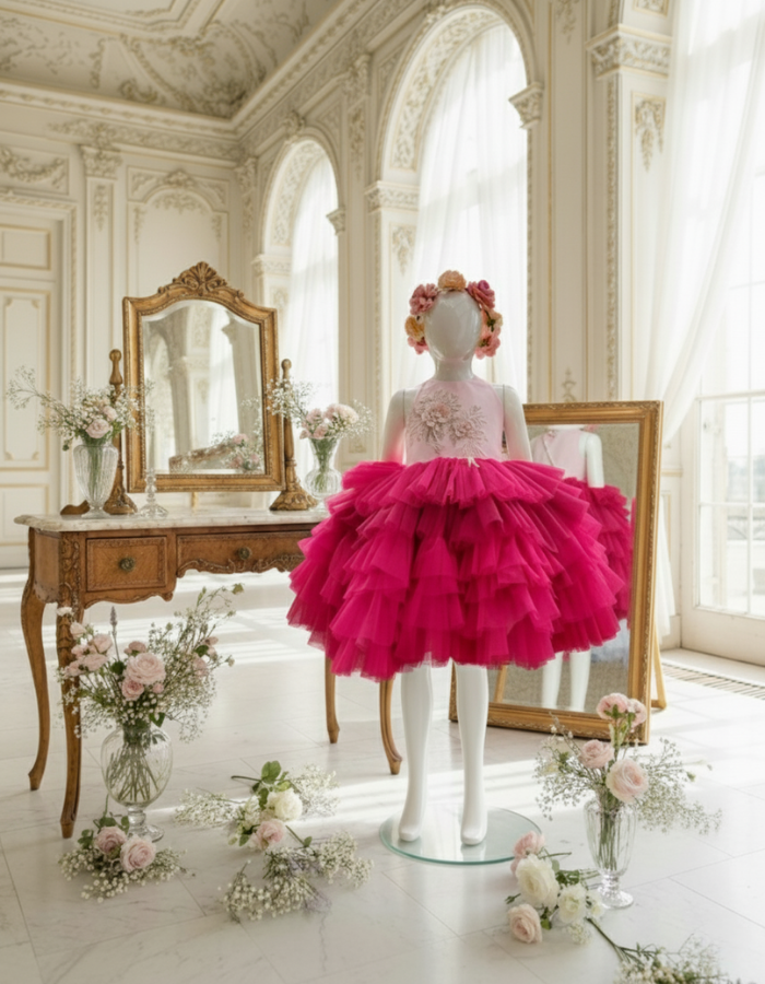 Kaela Tulle Kids Gown MysonLight