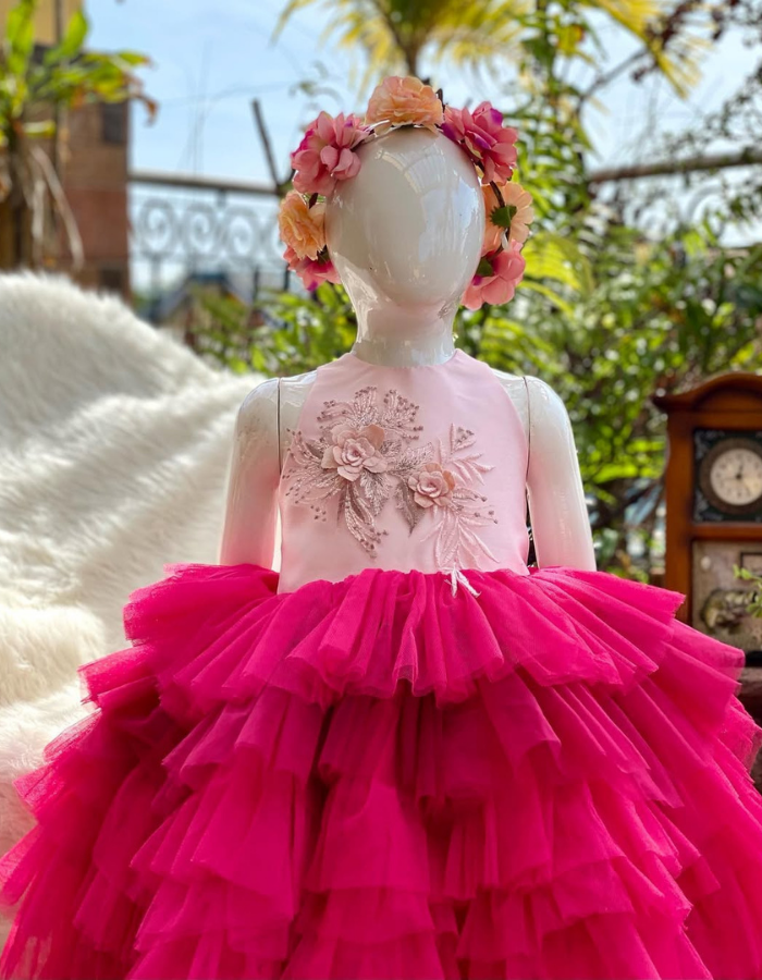 Kaela Tulle Kids Gown MysonLight
