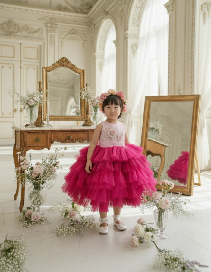 Kaela Tulle Kids Gown MysonLight