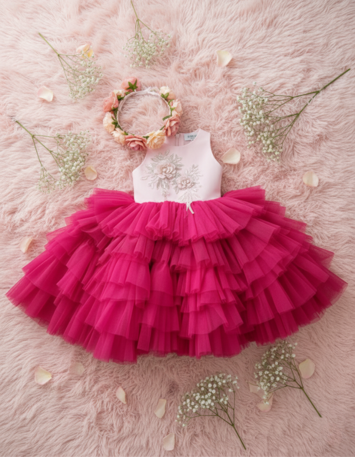 Kaela Tulle Kids Gown MysonLight