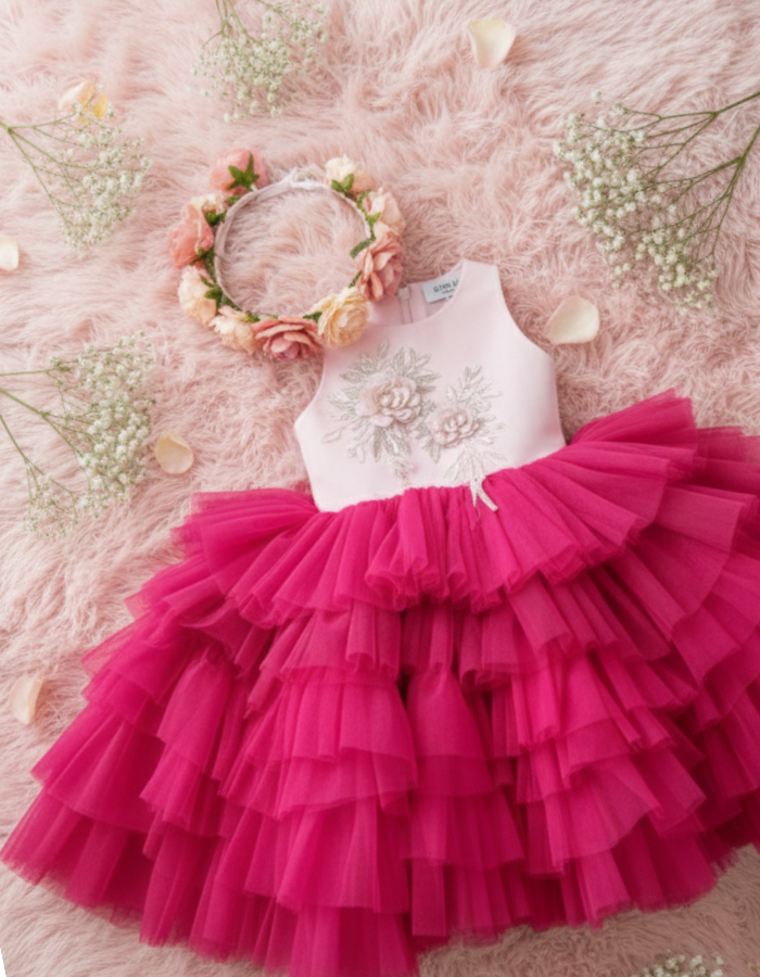 Kaela Tulle Kids Gown MysonLight