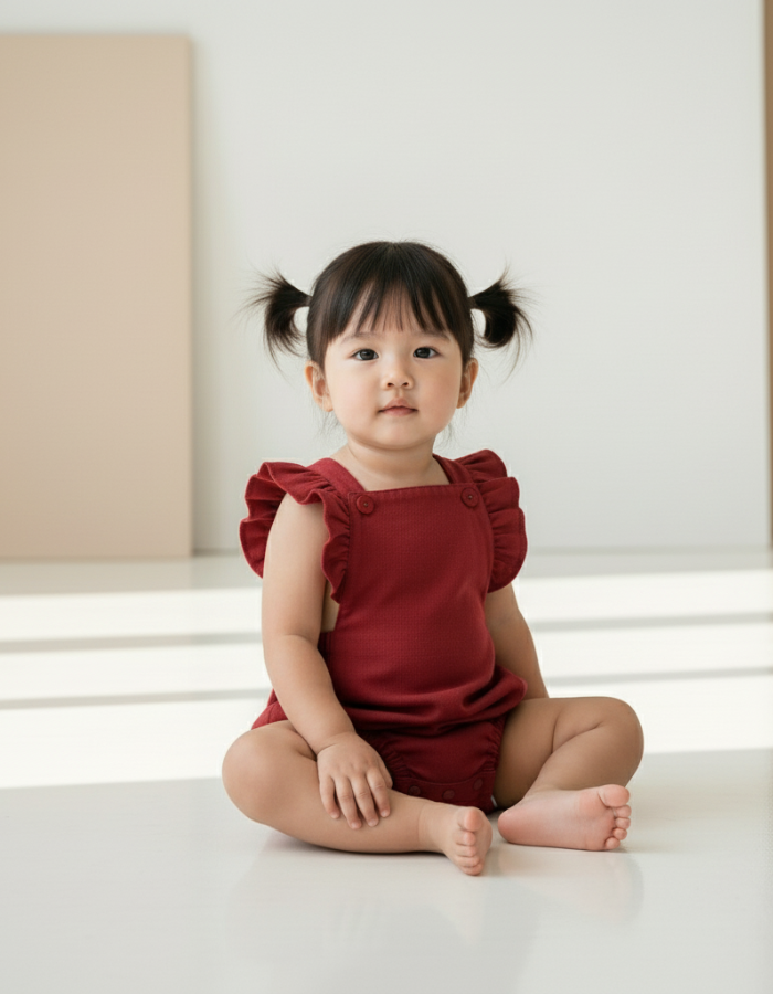 Ilaya Romper for Girls &amp; Boys – Classic Comfort in Cotton