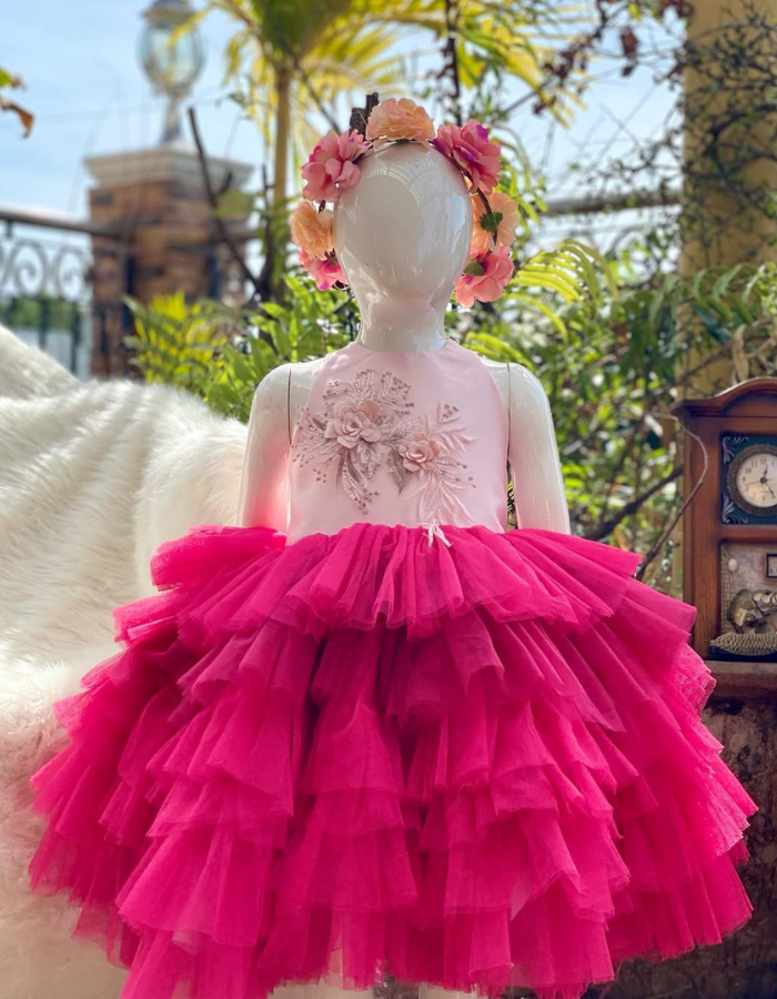 Kaela Tulle Kids Gown MysonLight