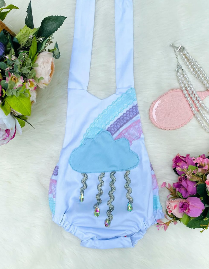 Happy Clouds Baby Toddler Romper