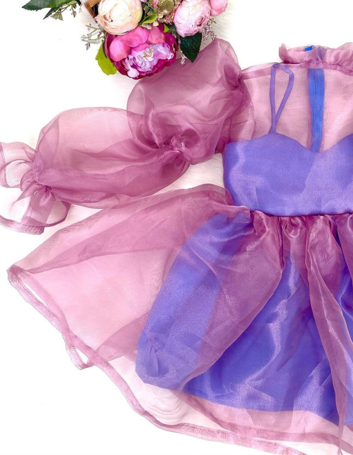 Winterdoll Vintage Kids & Women's Gown Dress MysonLight Twinning