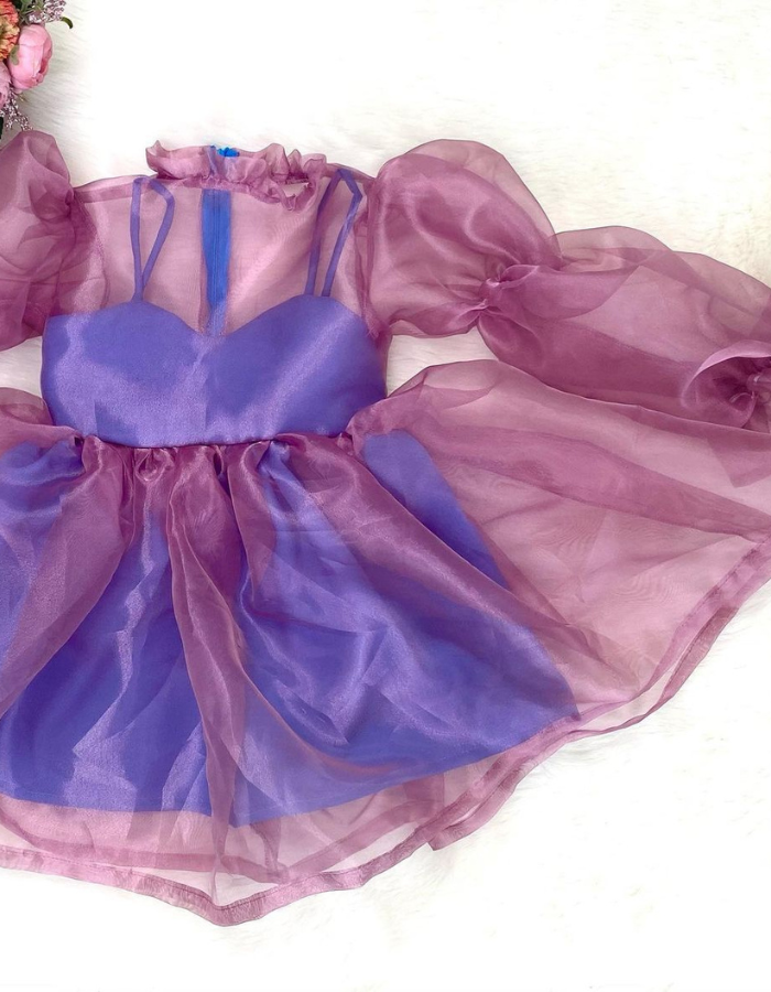 Winterdoll Vintage Kids & Women's Gown Dress MysonLight Twinning