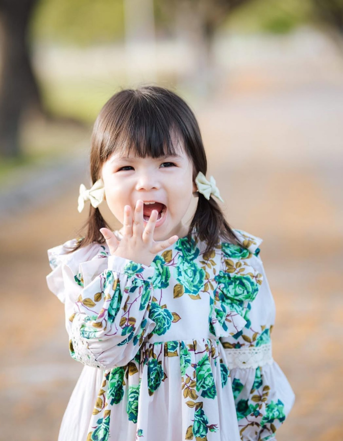 Wispher Vintage Ruffle Kids Vintage Dress
