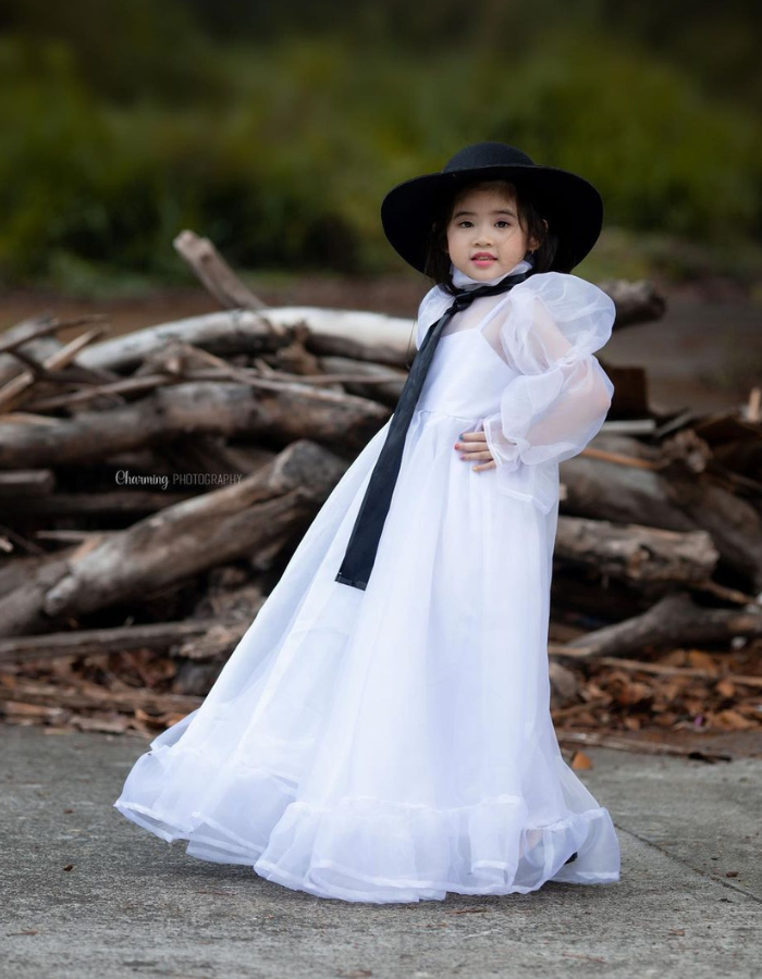 Winterdoll Vintage Kids & Women's Gown Dress MysonLight Twinning