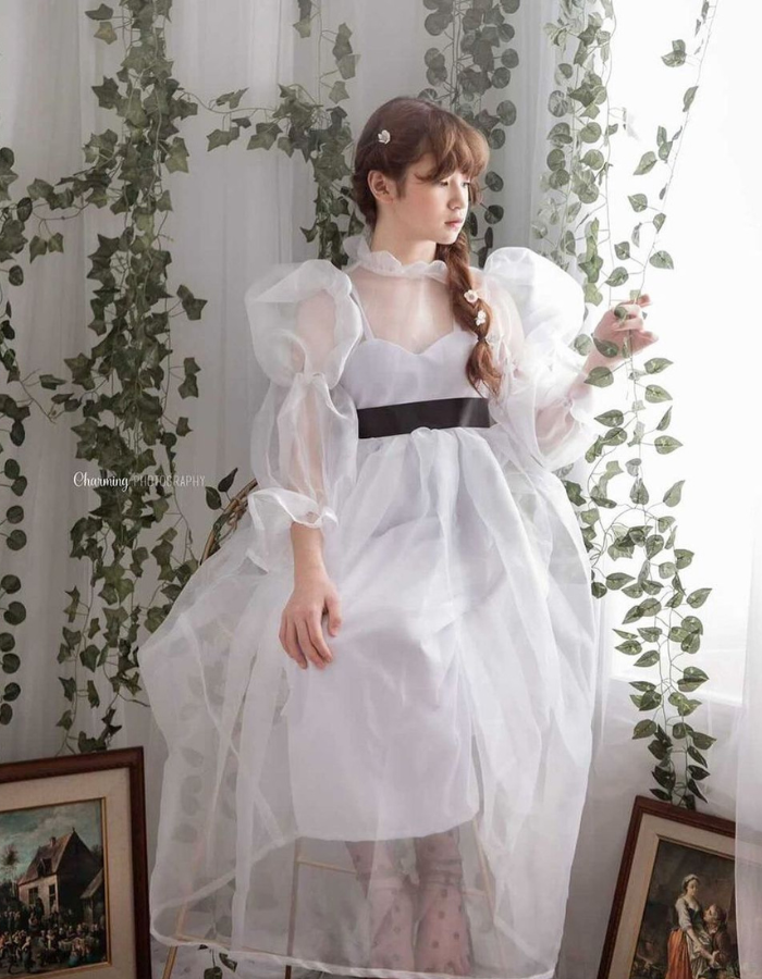 Winterdoll Vintage Kids & Women's Gown Dress MysonLight Twinning