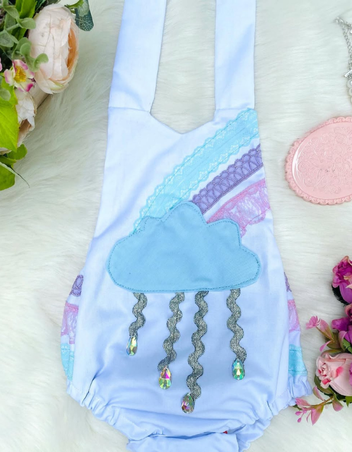 Happy Clouds Baby Toddler Romper