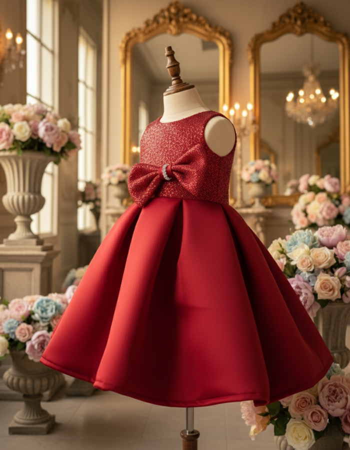 Junice Bow Kids Dress Gown MysonLight