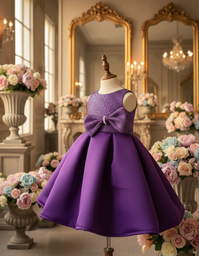 Junice Bow Kids Dress Gown MysonLight