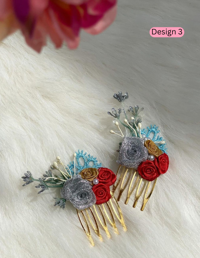 Head Floral Hair Combs for Special Occasions