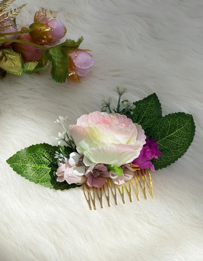 Head Floral Hair Combs for Special Occasions