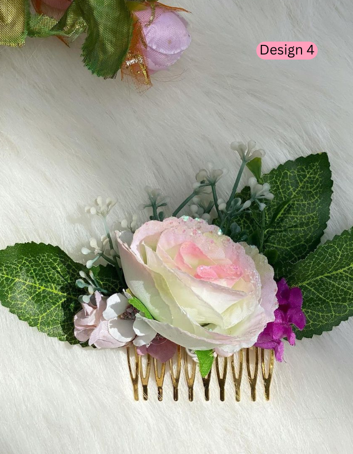 Head Floral Hair Combs for Special Occasions