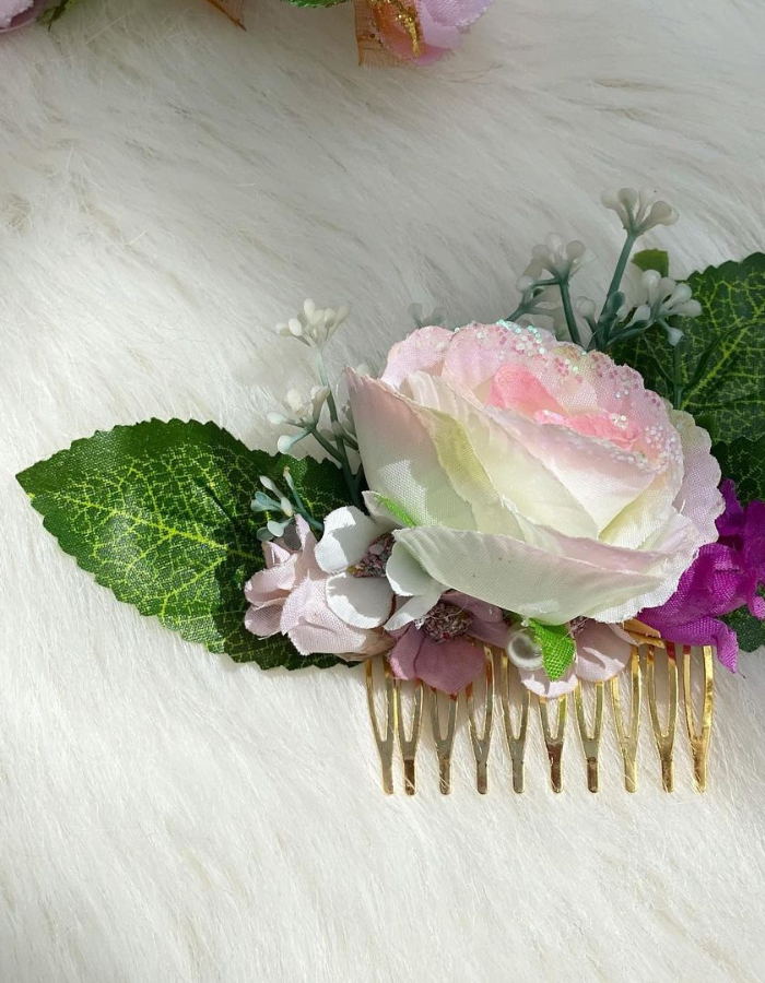 Head Floral Hair Combs for Special Occasions