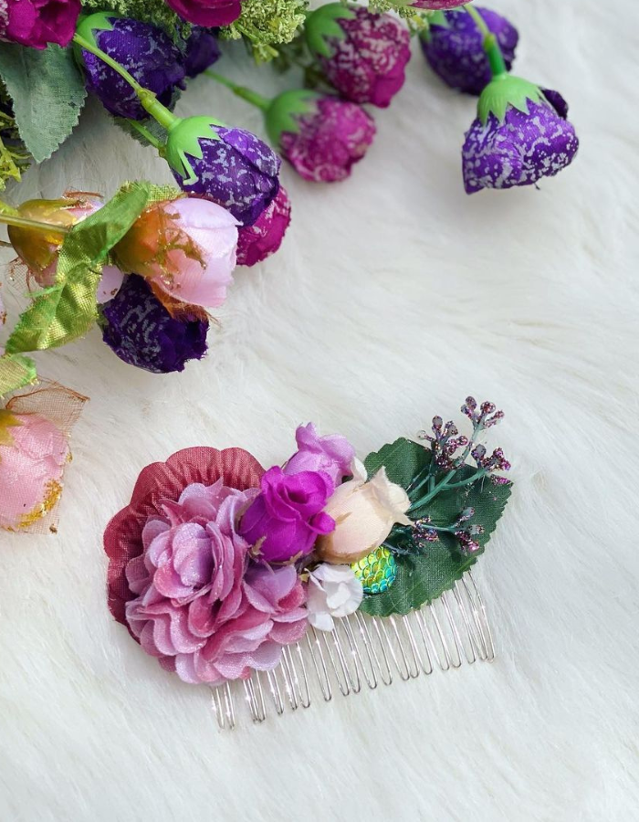 Head Floral Hair Combs for Special Occasions