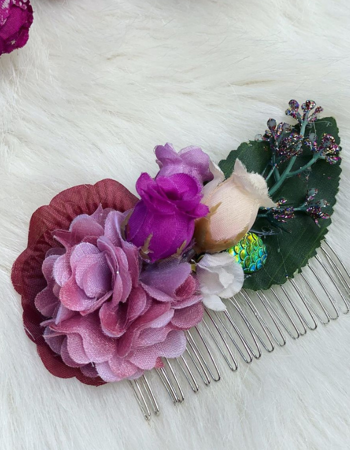 Head Floral Hair Combs for Special Occasions