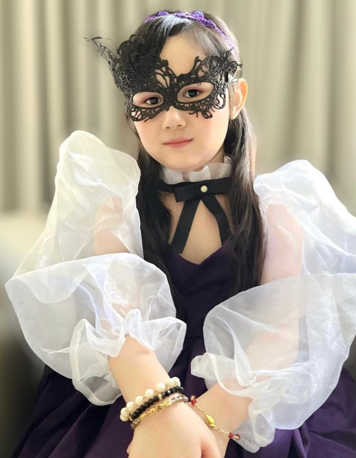 Satomi Neck Tie Ribbon Kids Dress