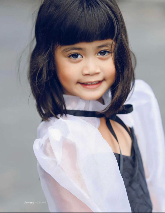 Satomi Neck Tie Ribbon Kids Dress